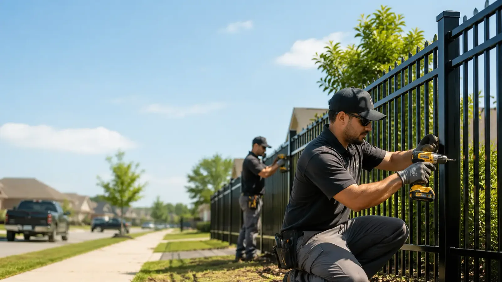 Metal Fence Installation in Aurora, UT